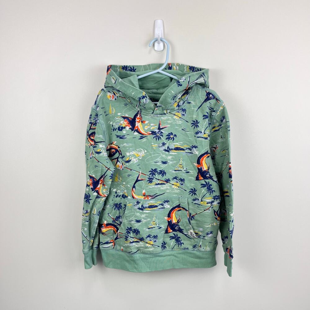 Polo Ralph Lauren Boys French Terry Hoodie Green Marlin 7